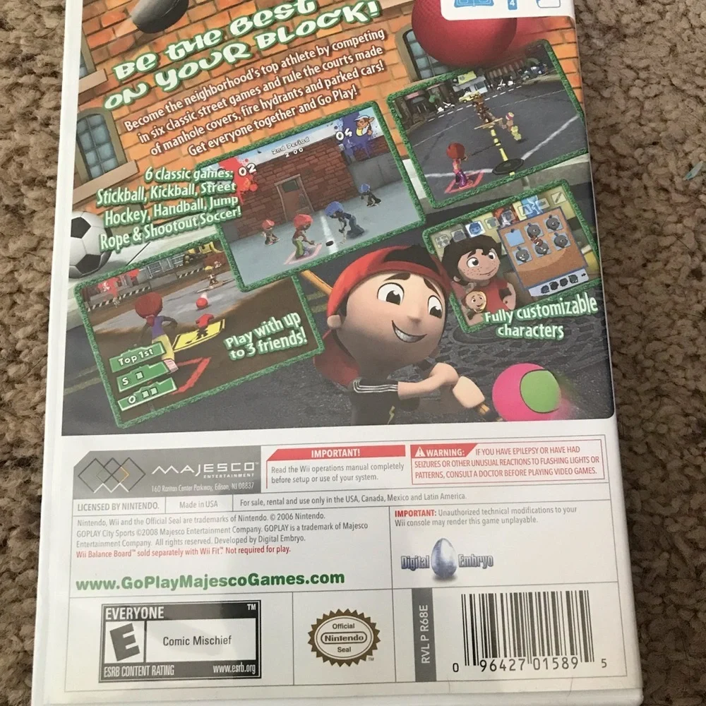Wii City Sports video game
